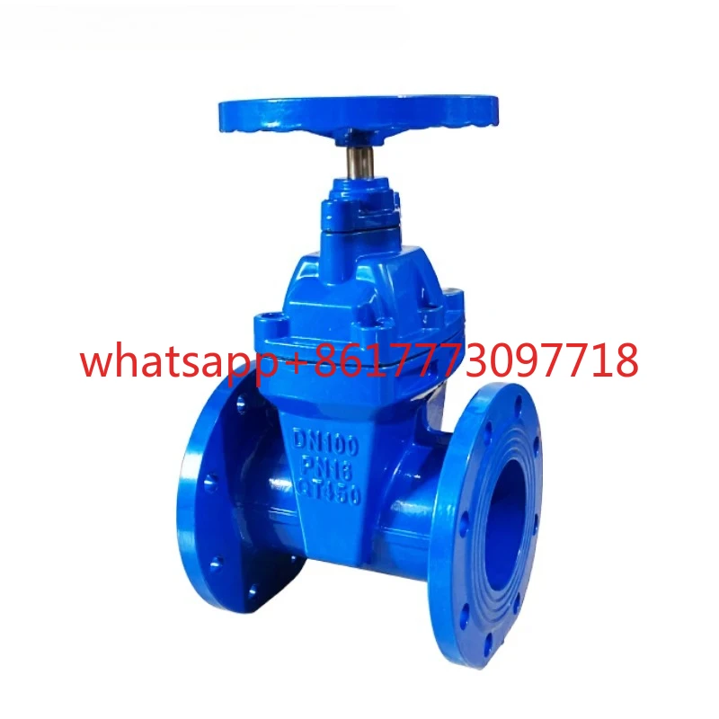 

Z45X-16Q flanged gate valve ball milled cast iron dark rod soft seal elastic seat seal DN50 65 80 100