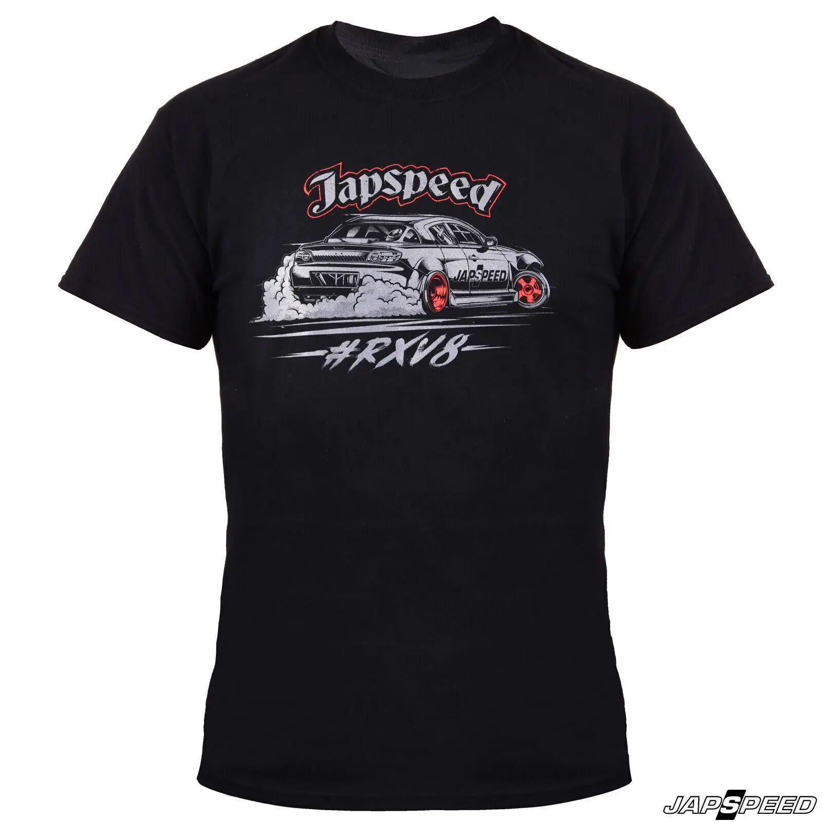 OFFICIAL TEAM JAPSPEED RXV8 TURBO DRIFT CAR DESIGN T SHIRT TOP