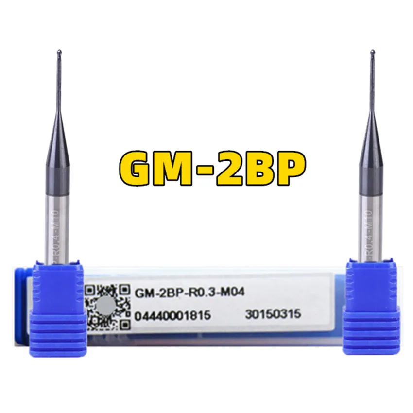 GM-2BP-R2.0-M10 ZCC.CT 2 edge straight shank long neck short edge ball end mill GM-2BP 2Flute Ball nose end mill Ball End mills