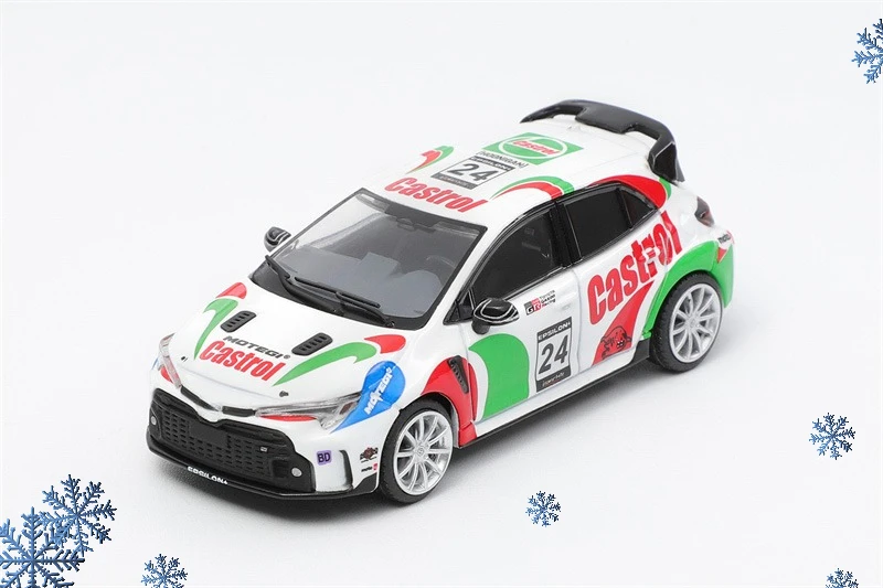

Shadow Pro 1:64 Corolla Mk12 E210 GR Corolla # 24 коллекционные модели автомобилей Castrol Livery из литого металла в подарок