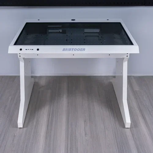 Computer Case Integrated High-End Cool Special-Shaped Game Tables Built-in Fully Transparent Large Case Computer Desk