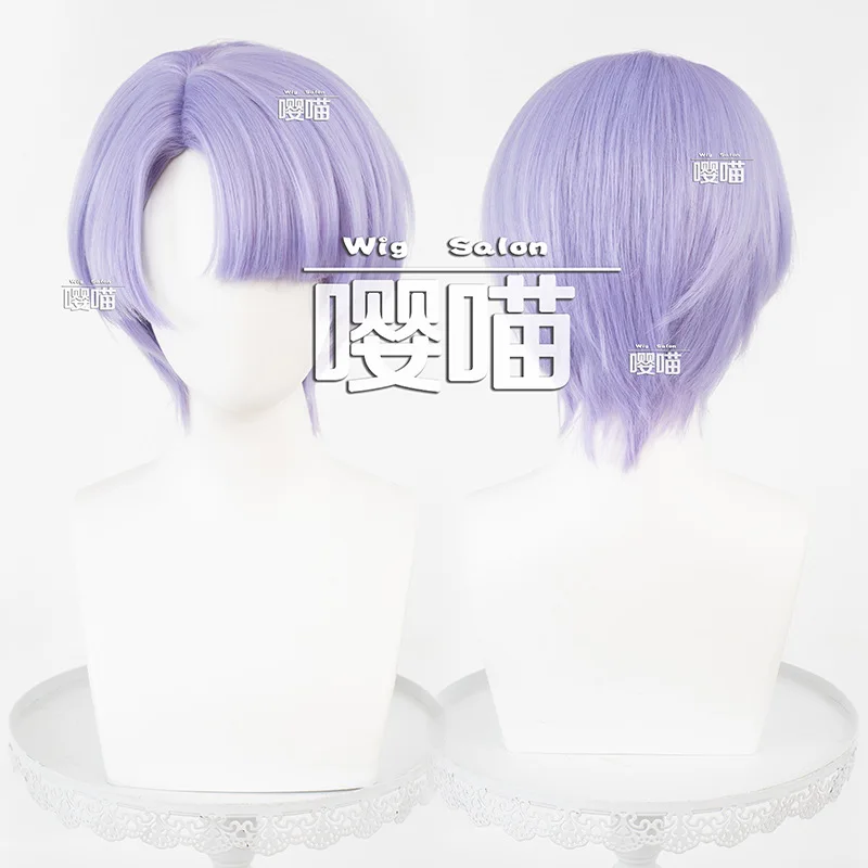 

Игровые полиэстеровые синтетические волосы, короткие 30 см, разноцветные парики для косплея, термостойкие волосы, парики для Хэллоуина + шапочка для парика