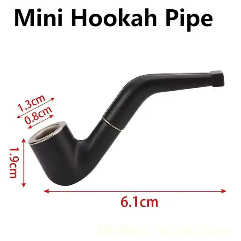 

The Durable Compact Pipe | Solid Black Finish & Comfortable Smoke Mouthpiece