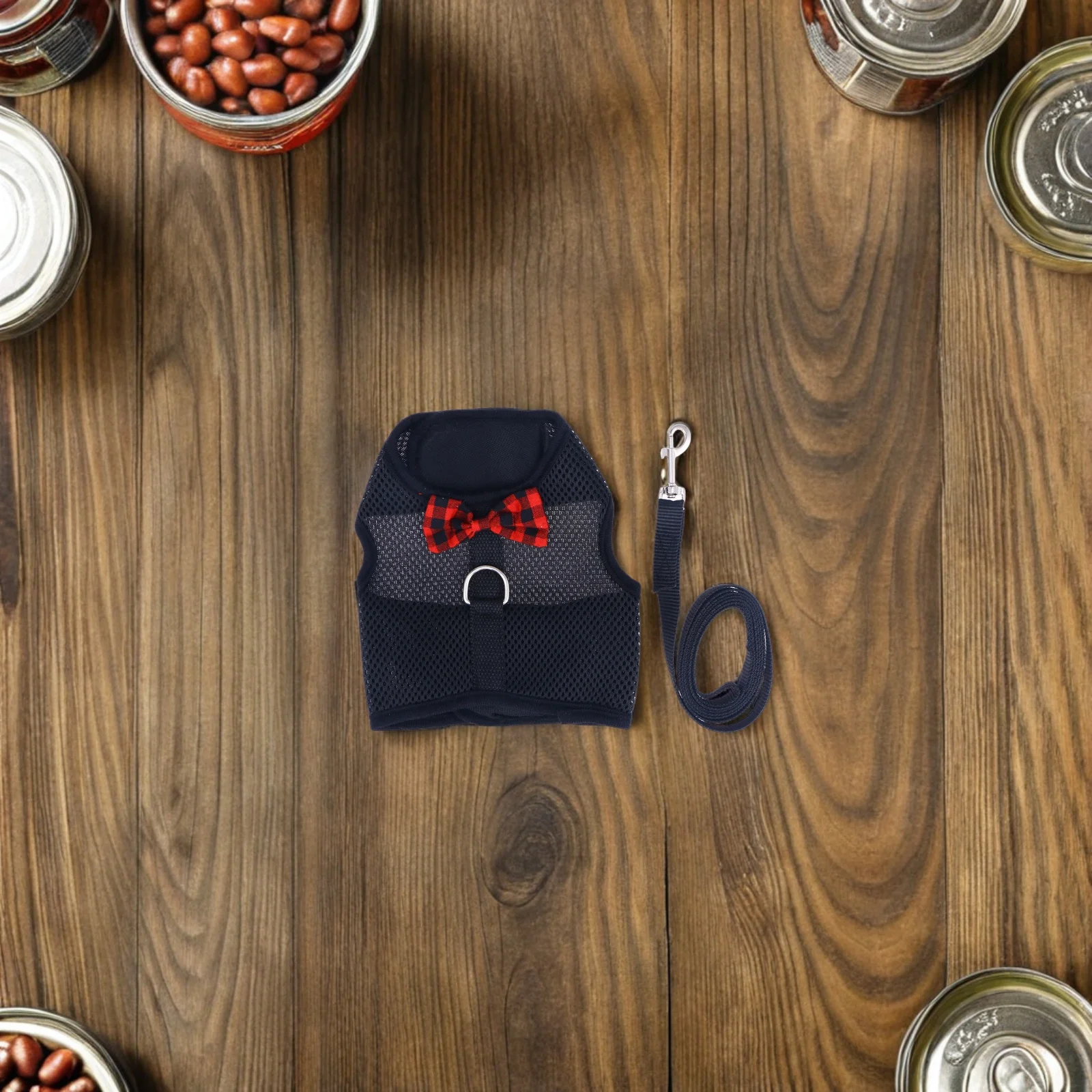 

3Sets Adjustable Harness for Small Hamster Rabbit Puppy Vest Style Breathable Mesh Pet Harness Lightweight Walking Outdoor