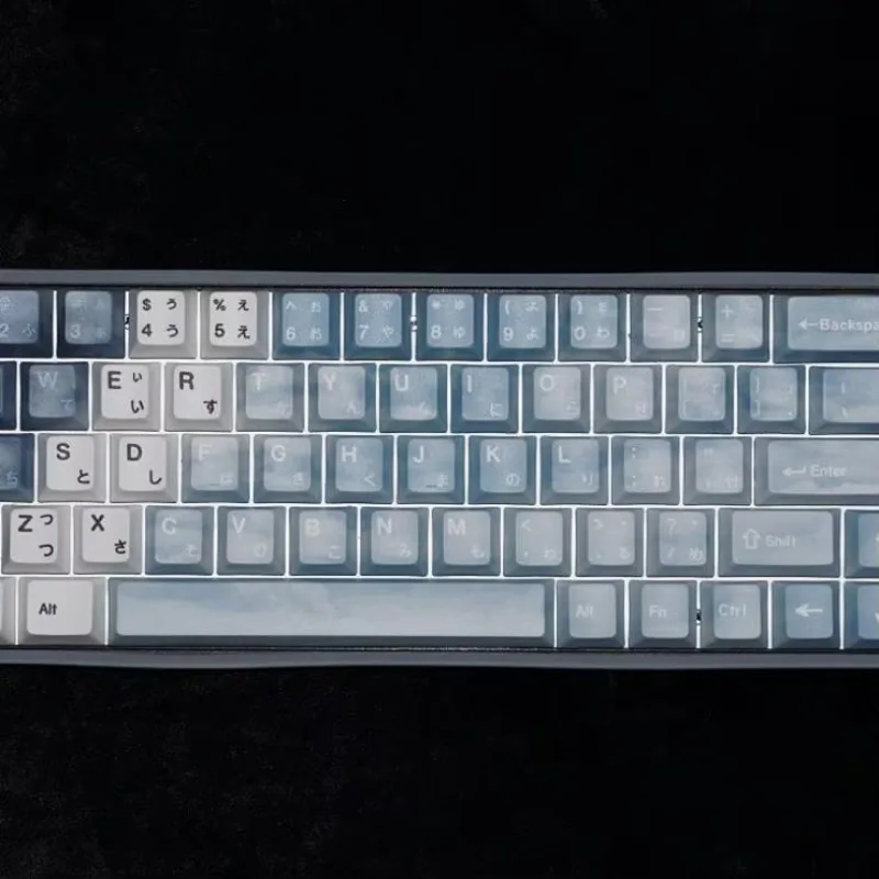 

Mechanical wireless keyboard cap Clear Sky PBT original hot sublimation keycap
