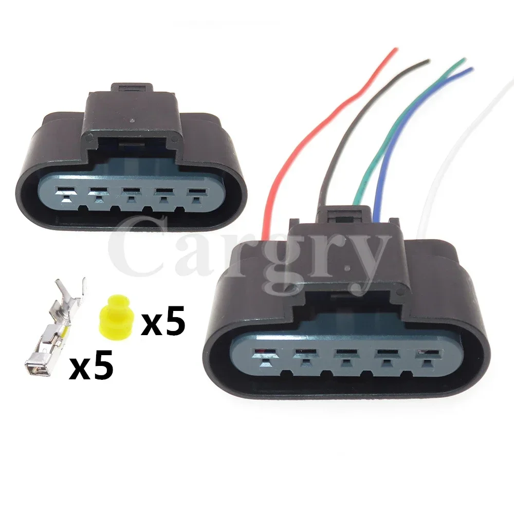 1 Set 5P 15326647 13521463 AC Assembly Car Plastic Housing Wterproof Plug Automotive Wire Cable Socket Auto Parts