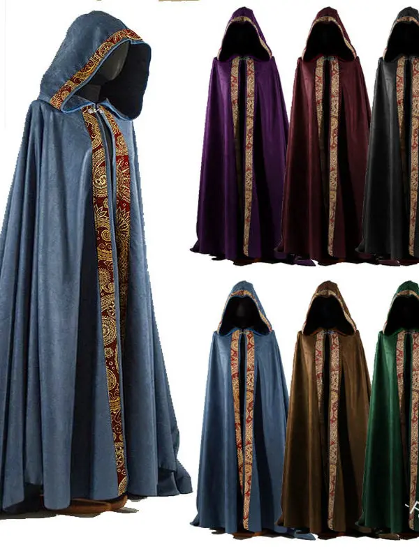 

Новый винтажный длинный плащ с капюшоном на Хэллоуин, сценический костюм Dr, женский доктор, материал из полиэстера, летняя коллекция, модная