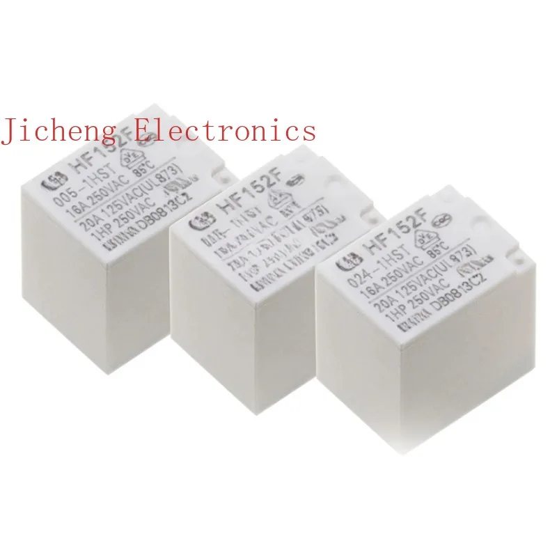 

10PCS Relay HF152F-005-1HST HF152F-012-1HST HF152F-024-1HS 17A