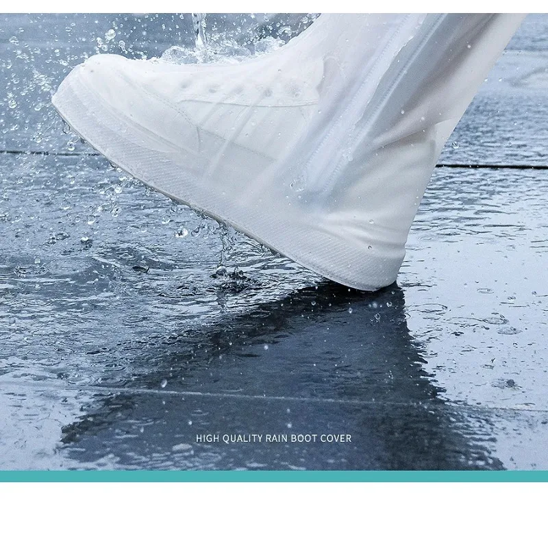 

Универсальные многоразовые чехлы для обуви из ПВХ: нескользящие, водонепроницаемые, грязеотталкивающие, прочные, обеспечивают защиту от дождя.