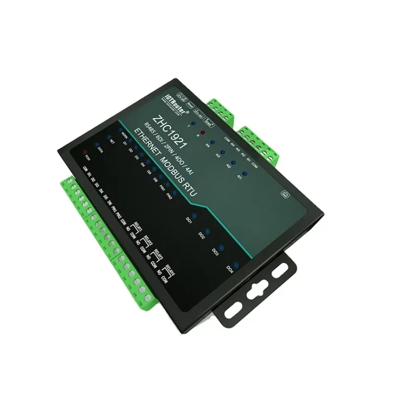 Industrial IOT Gateway with MQTT Protocol 12 Channel Modbus TCP Router Ethernet Analog IO-Communication & Networking Product