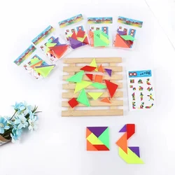 12 Packs of Mini Puzzle Tangram Puzzle Parent-child Game Toys Kids Baby Shower Birthday Party Gifts Pinata  Party Favors 2022