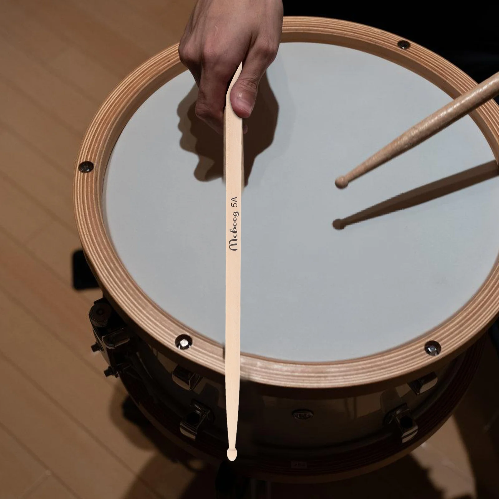 

6Pairs Lightweight Maple Drumsticks 5a No Cracks Fractures Long Lasting Practical Drumstick Replacement Drum Stick