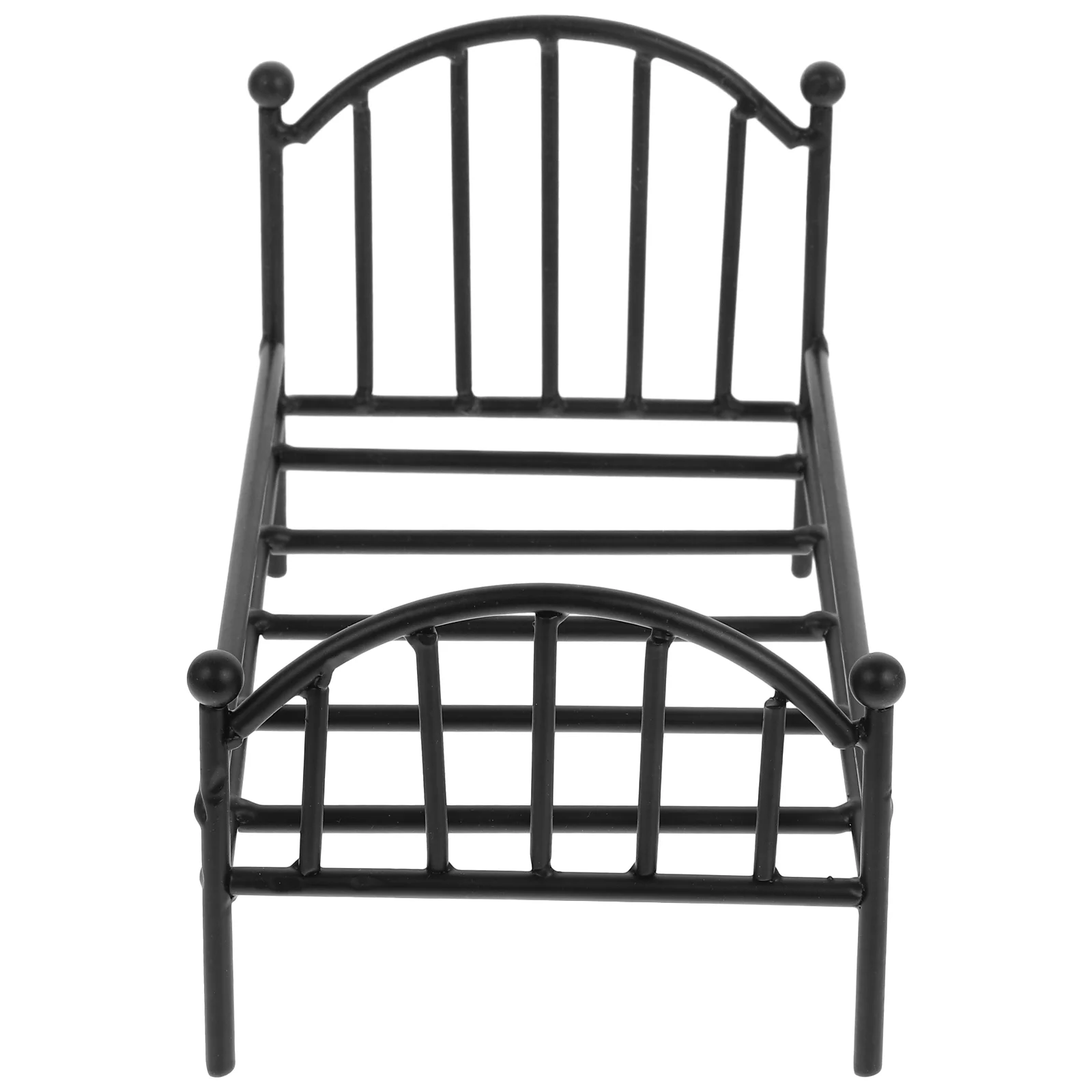 Wrought Iron Potting Stand Dollhouse Furniture Bed Frame Plant Miniature Bedroom Accessories Tiny Metal