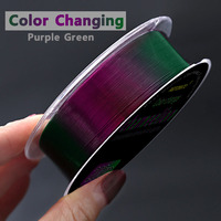 200m Super Strong Fishing Line Monofilament Color Changing Fluorocarbon Coated Nylon Line Sea/FreshWater Fishing Accessories