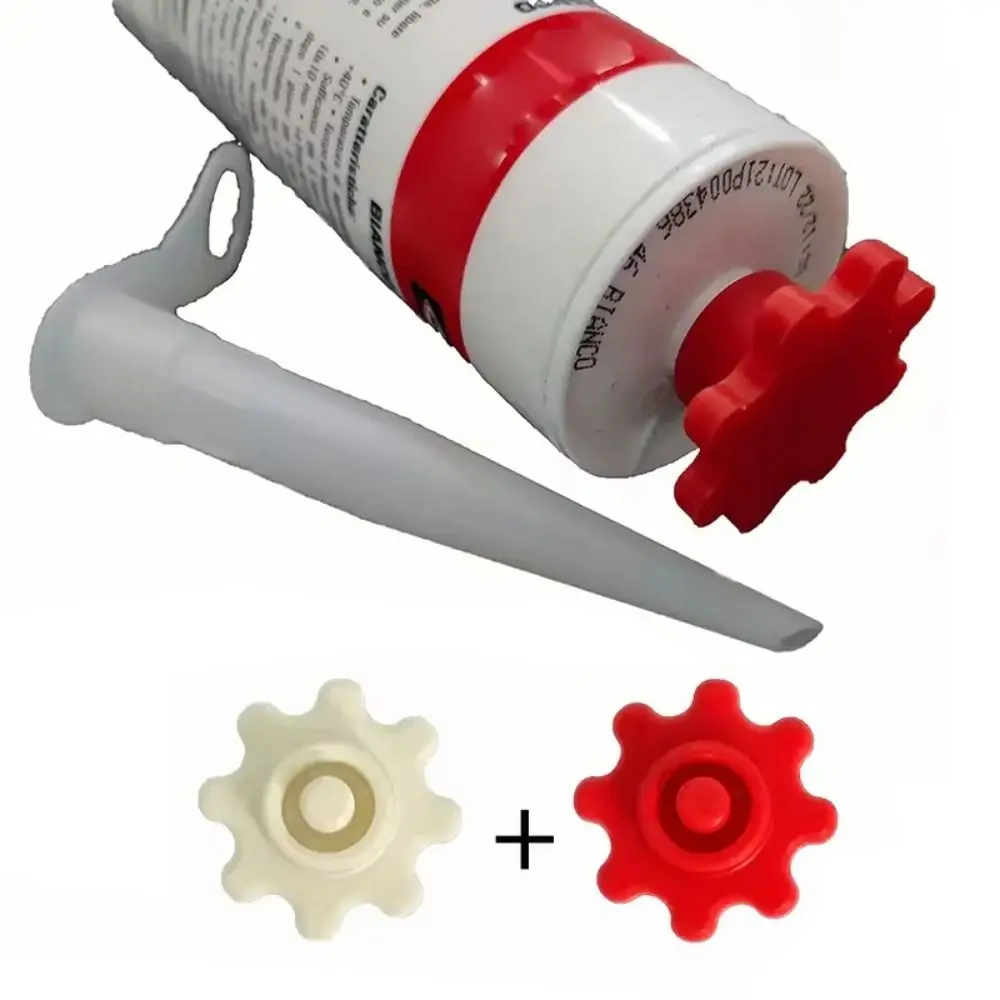 Гибкая силиконовая крышка для трубок, простые в использовании силиконовые аксессуары для трубок, белые, красные колпачки для трубок