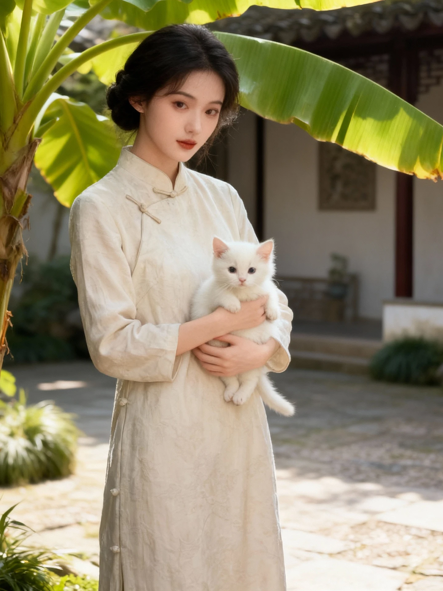 

Новая весенняя блузка-платье миди из хлопка и льна в китайском стиле с длинным рукавом и пуговицами спереди, в стиле республиканской эпохи