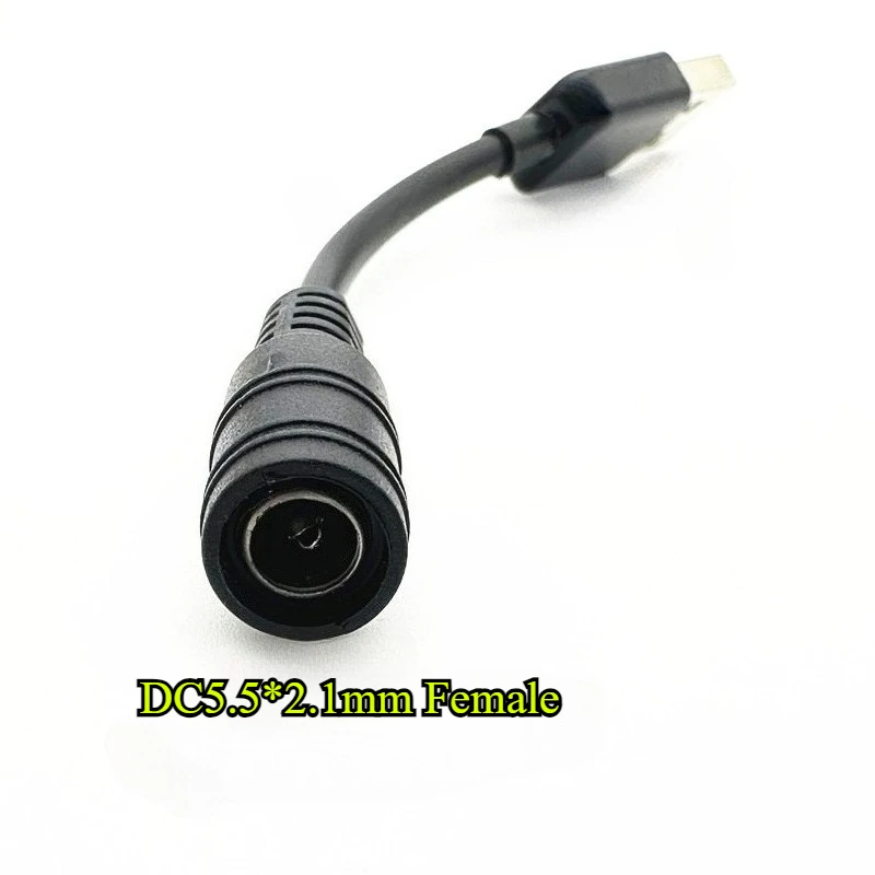1/3/5Pcs/lot USB Male head to DC5.5*2.1mm Female head Cable 10cm DC5521 Power Jack Connector USB Converter 5.5x2.1 Adapter