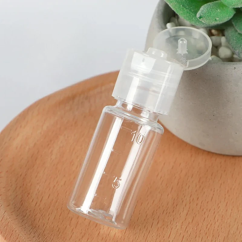 

10/20/30/50/100 мл флип-пластиковая бутылка с прозрачной лентой, крышка-бабочка, экструзионные и распределительные бутылки для образцов, оптовая продажа