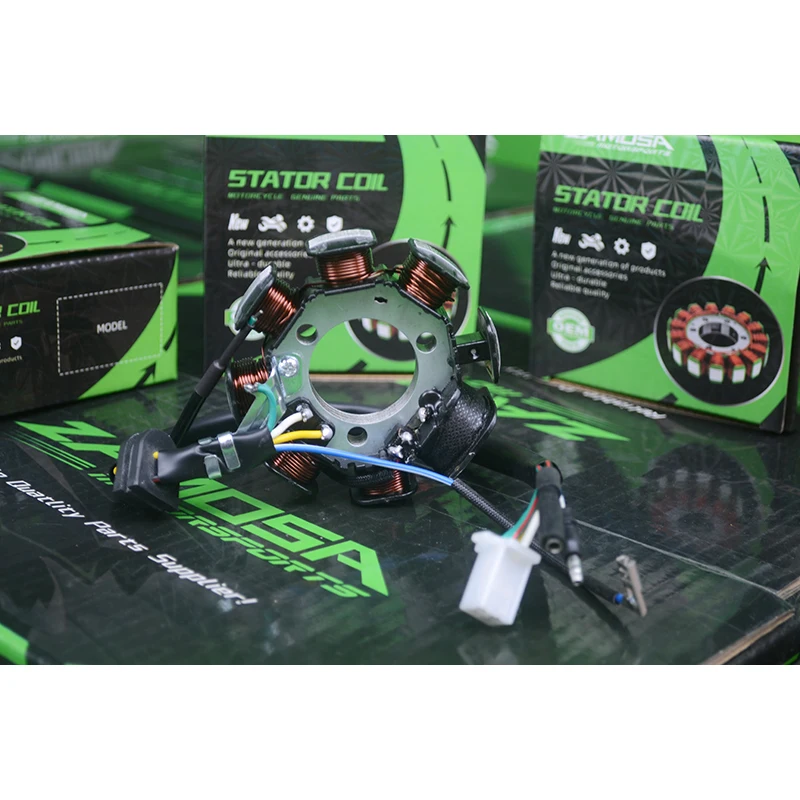 TITAN2000 XLR125 محرك دراجة نارية الكهربائية الجزء الثابت لفائف ل TITAN2000 XLR125 31120-KFC-901 8 القطب 00-01 قطع غيار المحرك #6