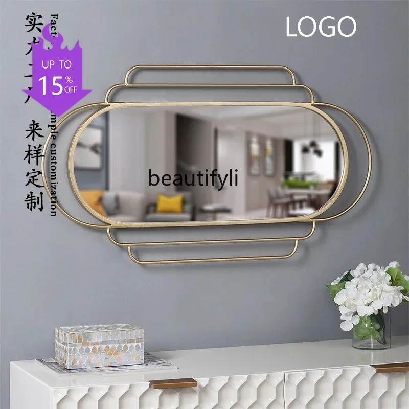 PPP  Sticky diamond simple special-shaped cloud dressing decoration makeup mirror master bedroom with light good luck ornam