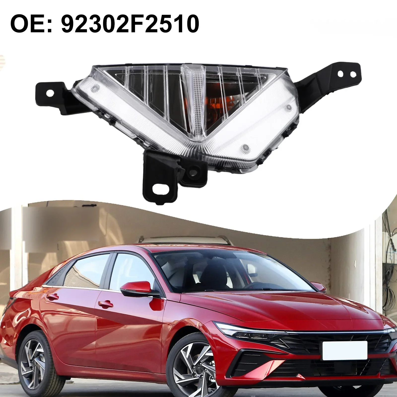 Light Fog Lamp ABS Assembly Fog For 2019-2020 For Elantra For Hyundai Lamp Signal Light 12V Convenient High Quality