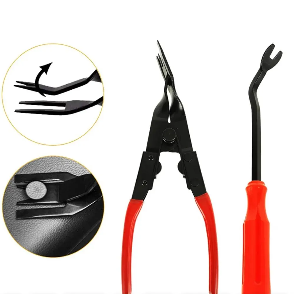 Auto Door Nail Puller Fastener Jaw Screwdriver Set Clip Pliers Dashboards Interior Removal Car Headlight Installation Tools