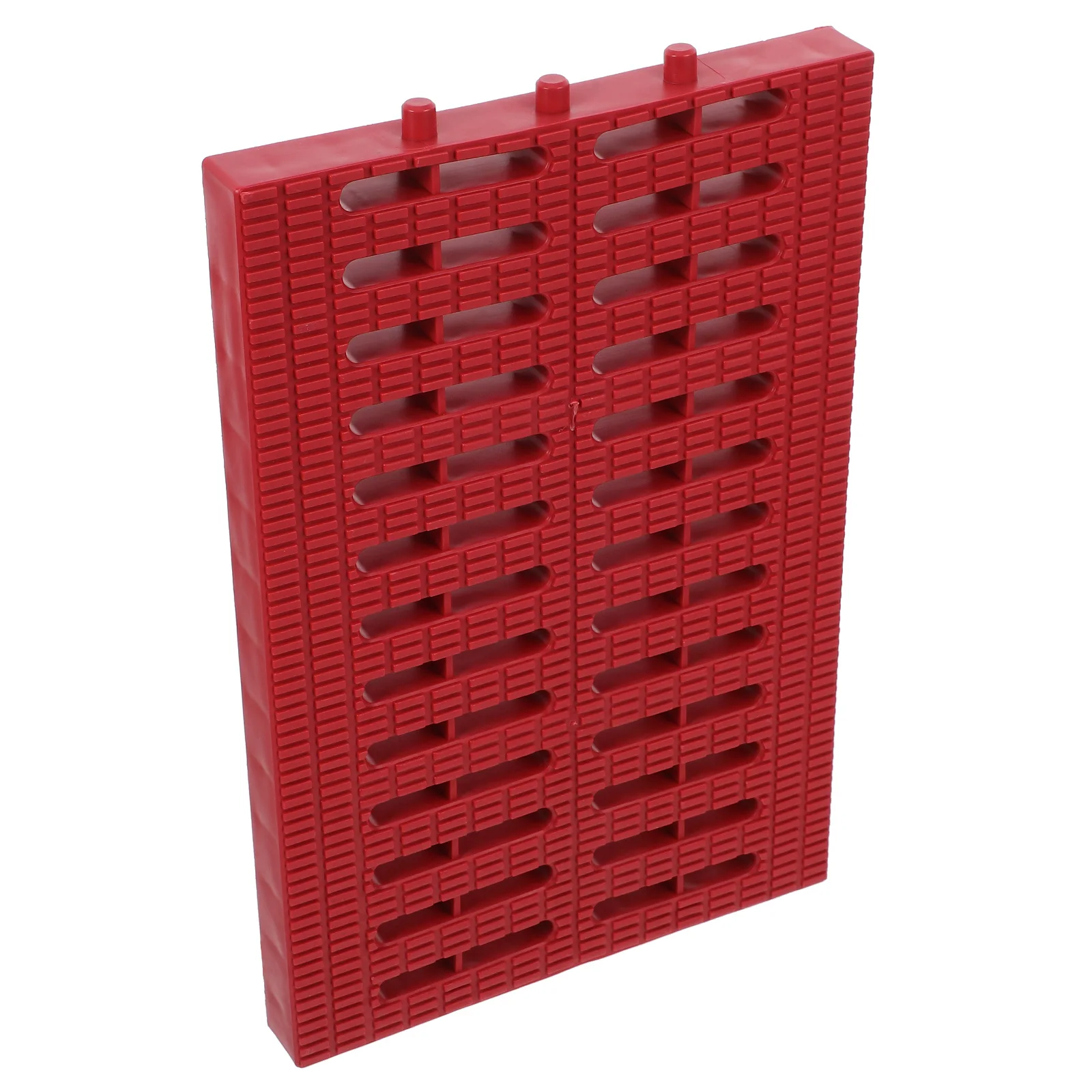 

Red Plastic Floor Drain Drain Debris Strainer Linear Channel Screen Easy Install Durable Garden Yard Water