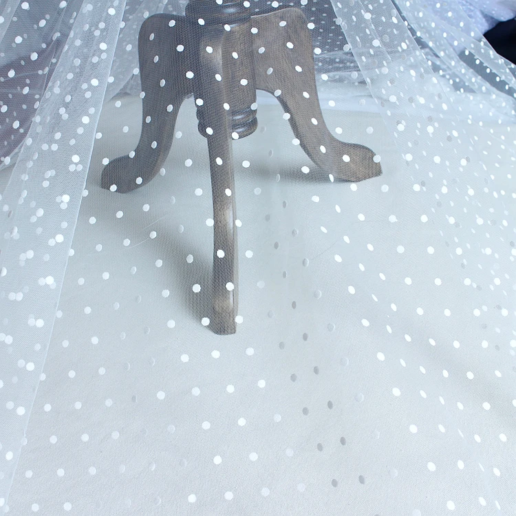 ผ้าคลุมหน้าเจ้าสาวตาข่ายรอบ Dot Wave Dot Headband วัสดุกระโปรงผ้าหมวก Veil สําหรับงานแต่งงานและโอกาสพิเศษ