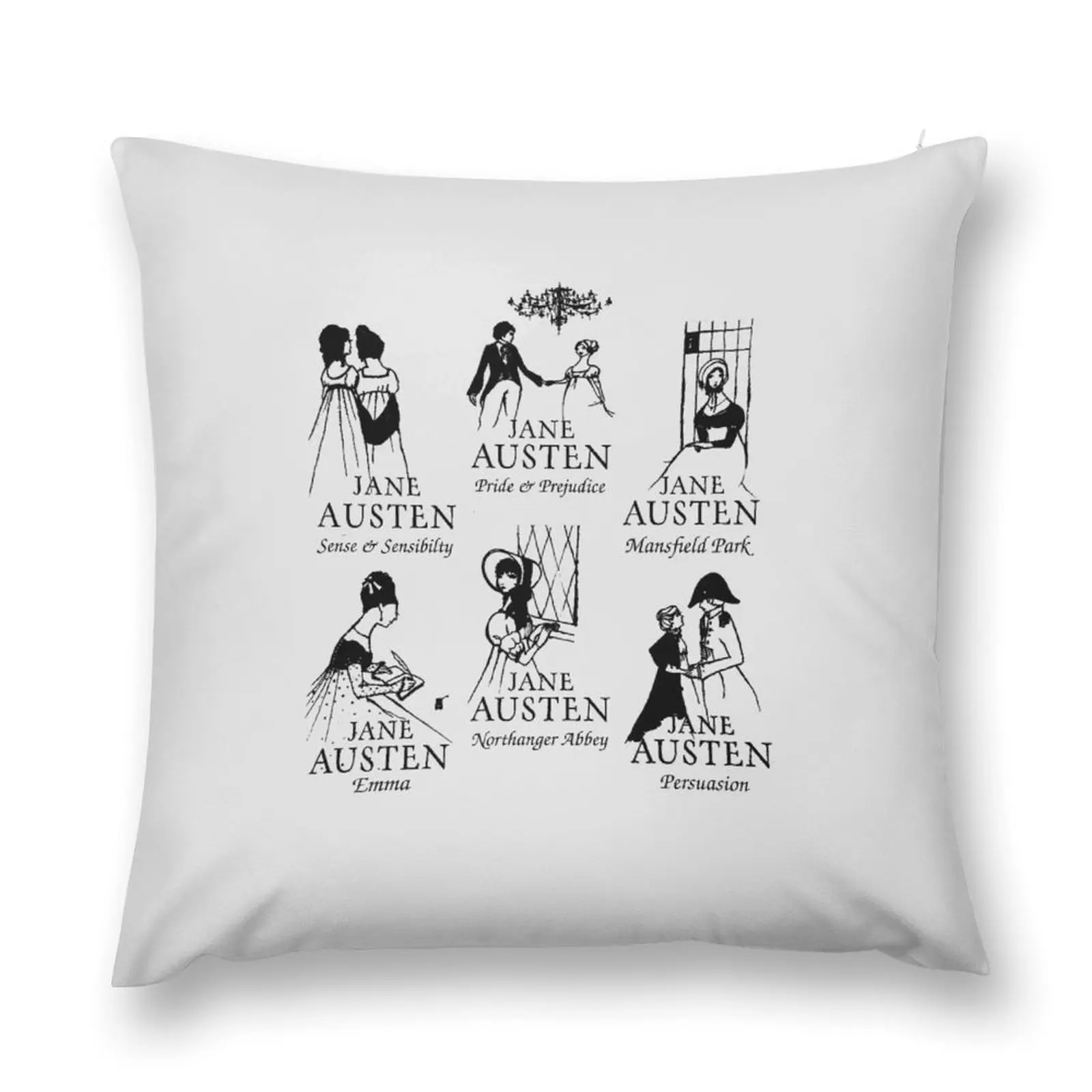 Jane Austen Pride and Prejudice Mr. Darcy Vintage Romantic Novel Throw Pillow Decorative Sofa Cushion Cusions Cover pillow