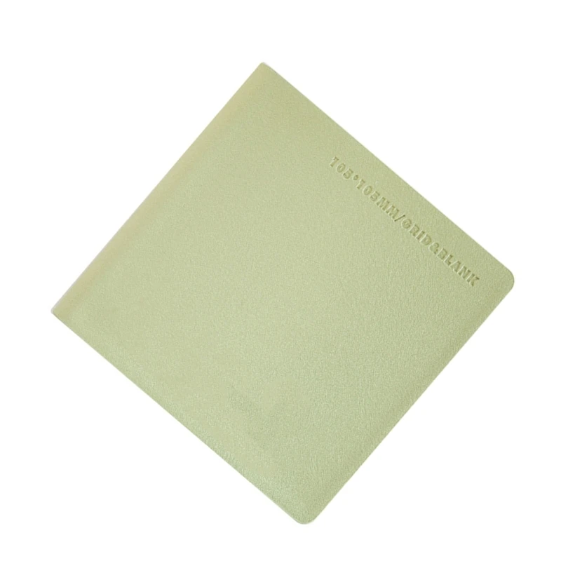 Softcover Leather Journal 80 Sheets Gridded Unlined Pocket Size Planner Notebook For Office School Travel Daily Use 77JC