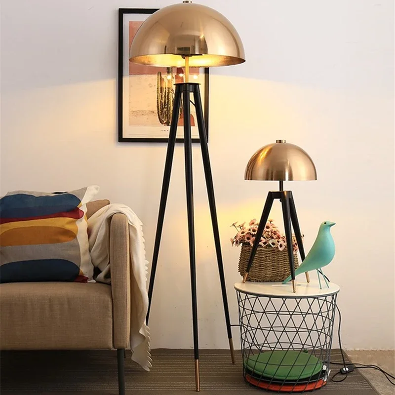 

Coyote Floor Lamp vintage standing lamp Designer Simple loft Tripod Mushroom Lamp for Living Room Bedroom Home Decora Creative