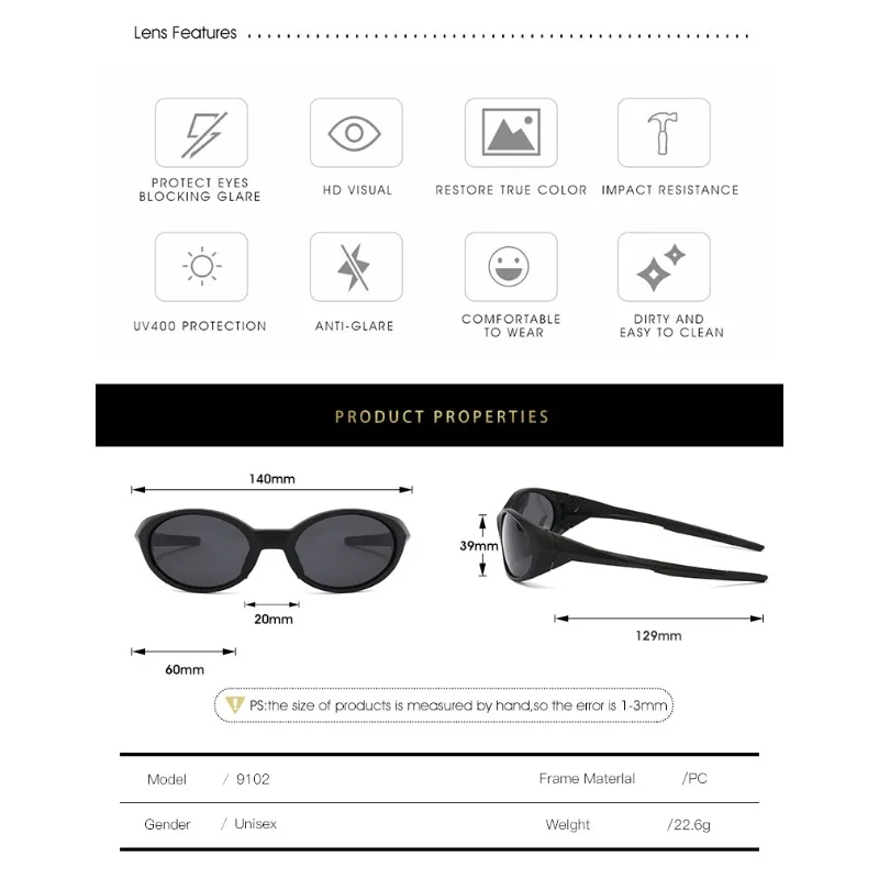 AliExpress NONE Outdoor Sports Polarized Sunglasses Men Women Windproof Goggles for Skiing Cycling Snow Sports
