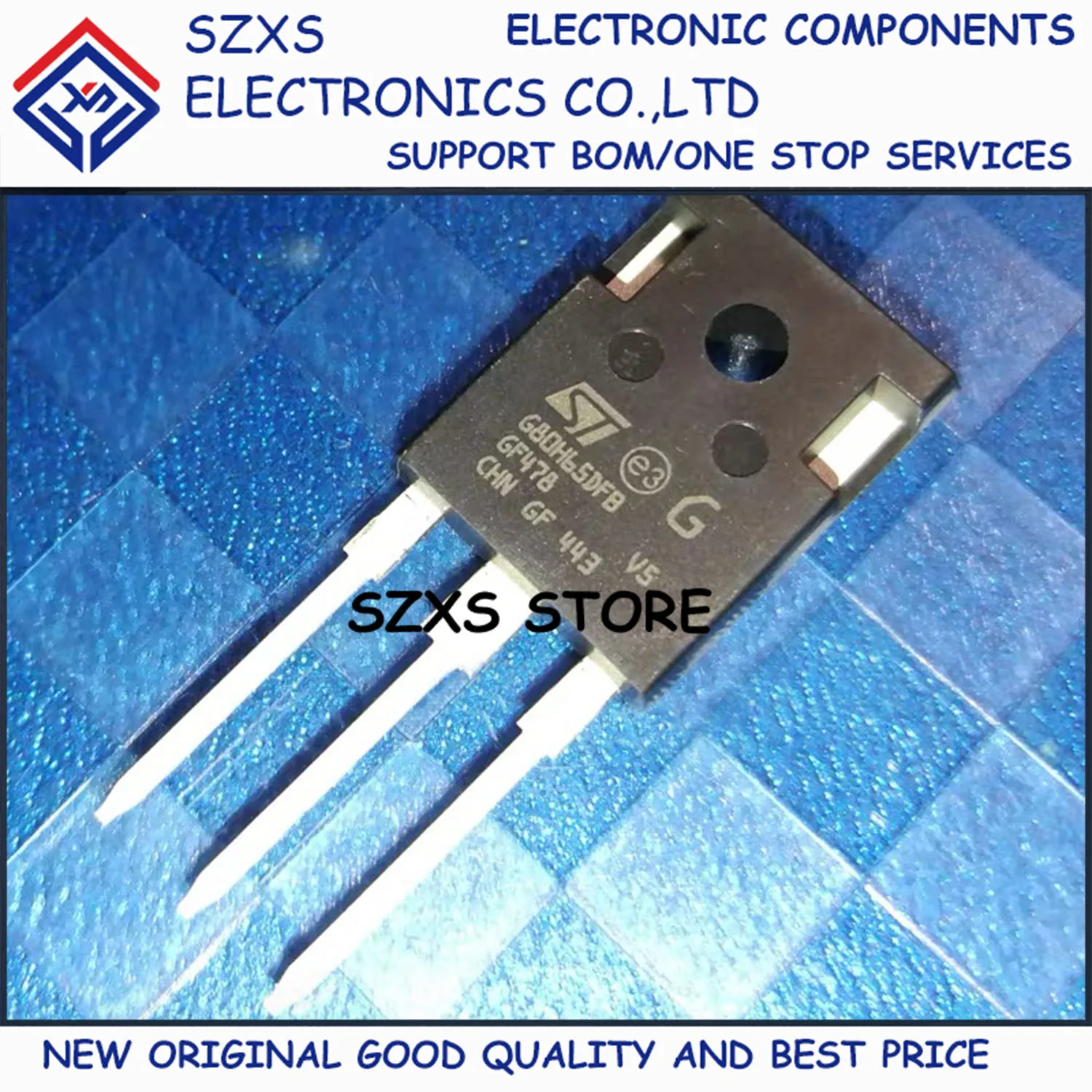 

New Original 10Pcs G80H65DFB STGWA80H65DFB TO-247 650V 80A Powerful IGBT Transistor In Stock Electronic Components Good Quality
