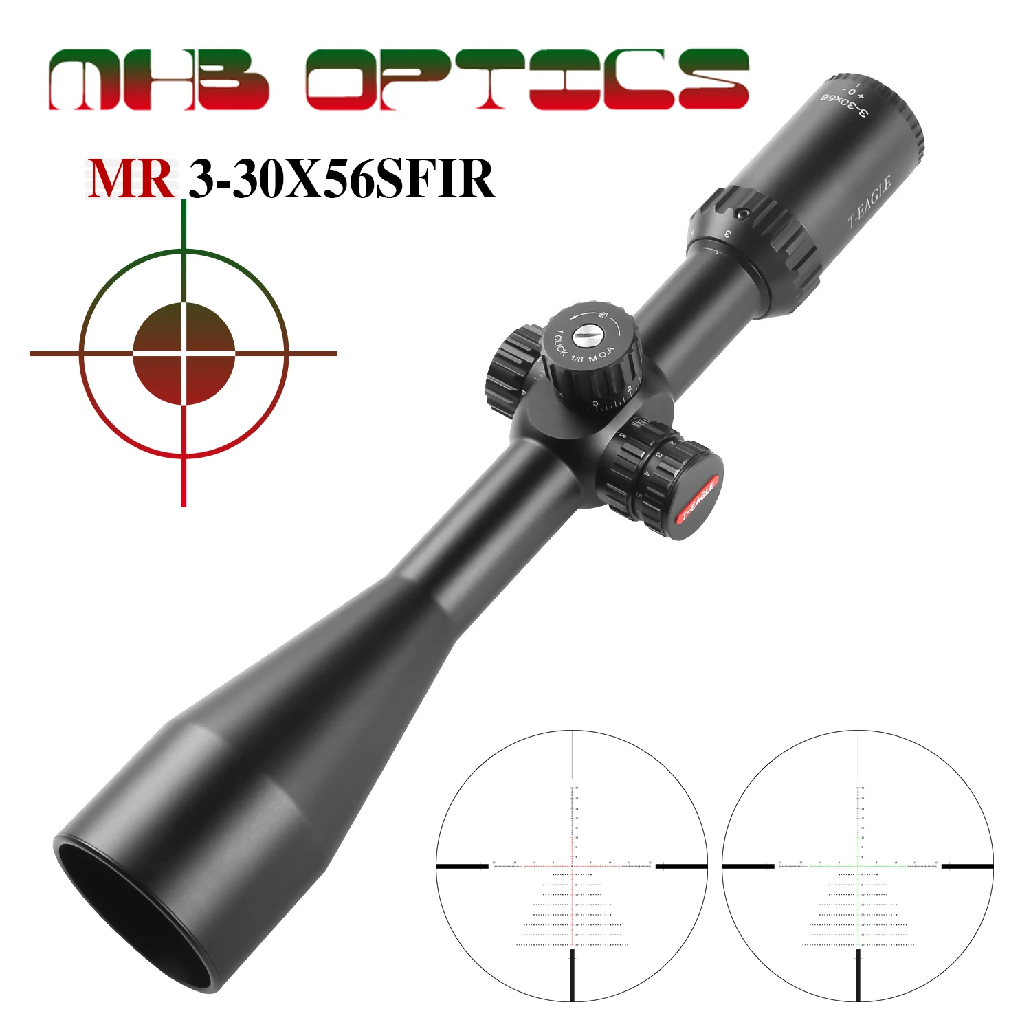 

T-EAGLE-MR 3-30X56 SFIR Precision Rifle Long Range Hunting Optical Sight Super Strong Impact Resistance Ultra Clear Imaging