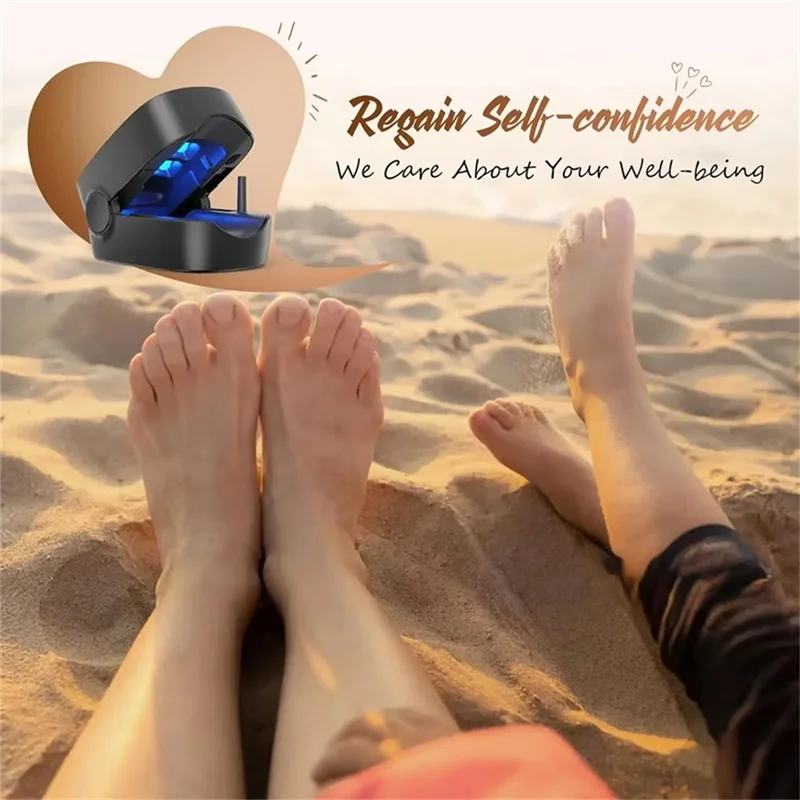 Dispositivo de tratamiento de hongos en las uñas: infrarrojo de 905 Nm y láser LED azul de 470 Nm, terapia eficaz de onicomicosis para uso doméstico