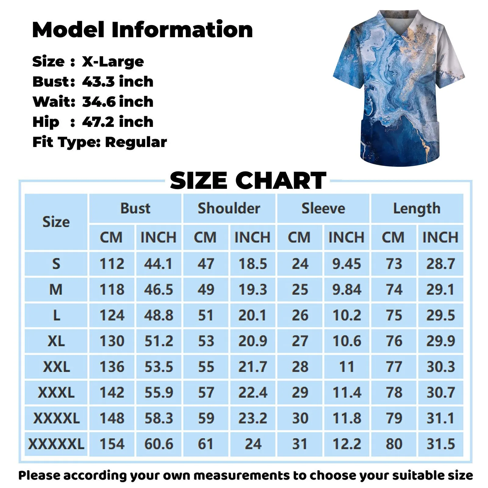 Uniforme de enfermagem monocromático masculino, manga curta, tops com decote em v, camiseta extragrande, profissional masculino, roupas de clínica médica, verão