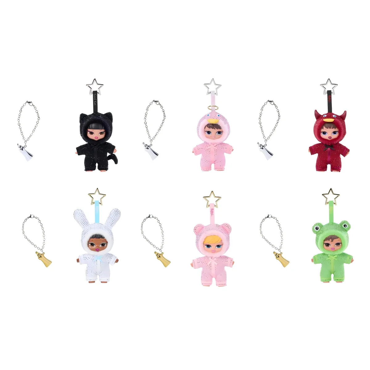 Mga Bratz Mystery Styled Plush Collectible Figure Bag Pendant Hanging Ornament Decor Display Piece For Adult Collectors