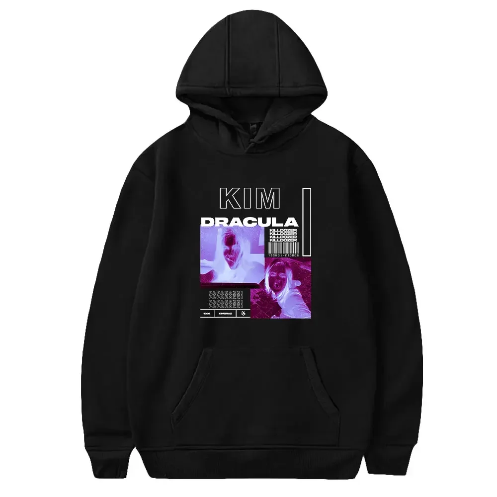 

Kim Dracula Hoodie Women Men Hooded Sweatshirt Streetwear Oversized Long Sleeve Fashion Harajuku Pullovers Clothes for Teens