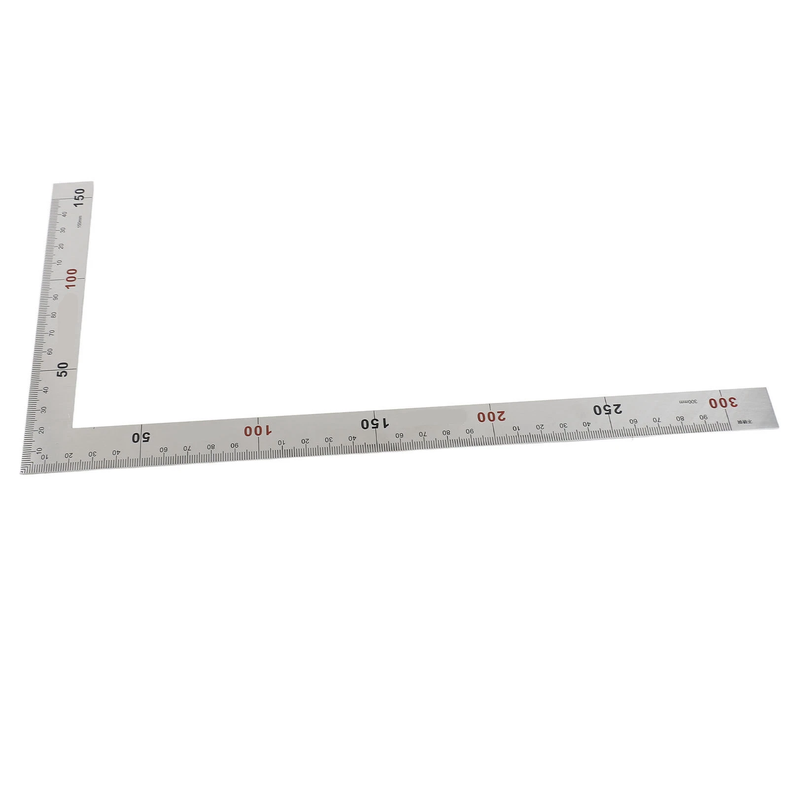 Durable High Precision Stainless Steel 90 Degree Right Protractor Angle Ruler Metal Square Tool Clear Scale Accurate Measurement