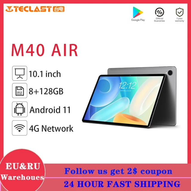 Teclast M40 Air Android 11 Tablets 4G Network 10.1inch MT6771 Octa Core  Dual Phone Call 1920x1200 8GB RAM 128GB ROM Tablet PC - AliExpress