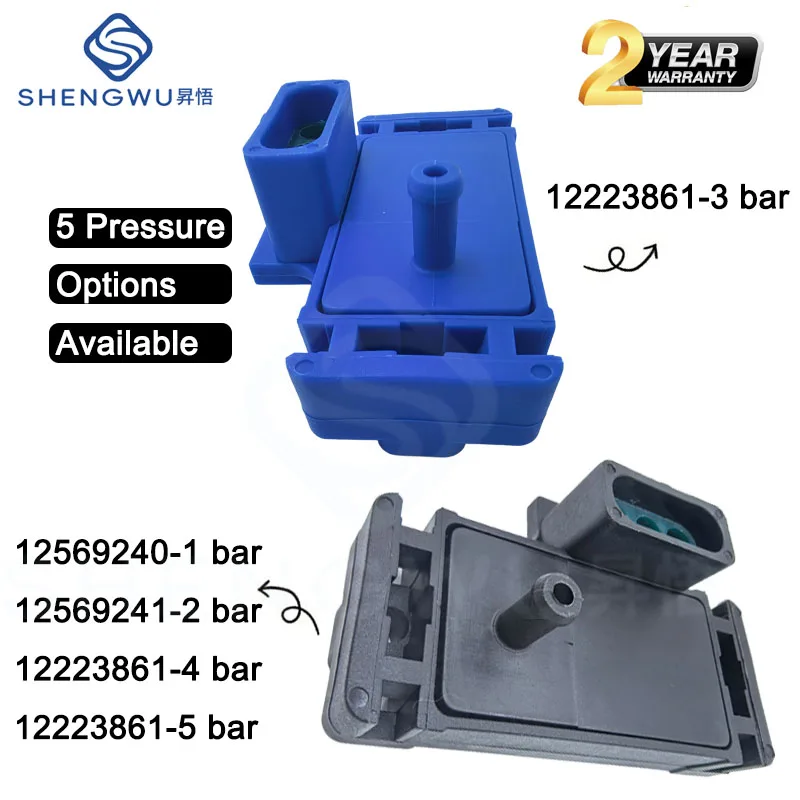 

Датчик давления наддува (MAP) 12569240-1BAR 12569241-2BAR 12223861 16040749-3BAR 4BAR 5BAR для Cadillac Chevrolet Buick Chevy