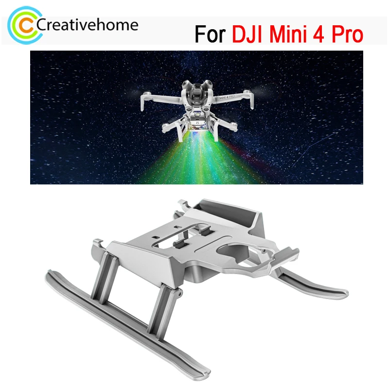 

STARTRC LED Foldable Landing Gear For DJI Mini 4 Pro Drone Night Light Landing Heightened Training Rack