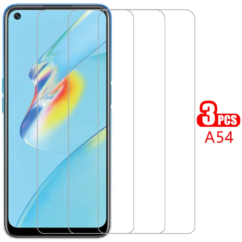 phone case for oppo a54 4g 5g tempered glass on oppoa54 a 54 54a a54case back cover 360 opo opp oppa appo opoa54 oppa54 a545g