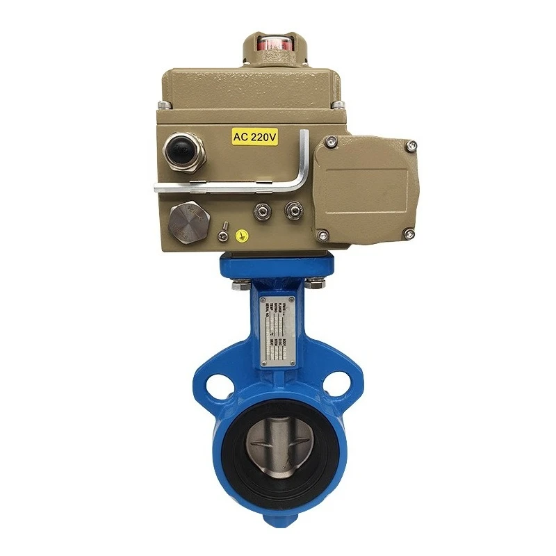

Electric Wafer Butterfly Valve D971X-16Q Electric Switch Butterfly Valve, Various Calibers Complete