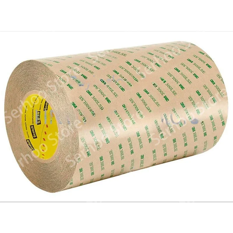 3M 9495LE Adhesive Transfer Tape - 12 in. x 180 ft. Double Coated Polyester Tape Roll with 300LSE Laminating Adhesive. Sealants