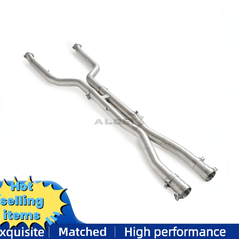 High-quality Stainless Steel Exhaust Middle Pipe for BMW M5 G90 4.4T 2025+ with OPF Interface Exhaust Pipes Performance Upgrade