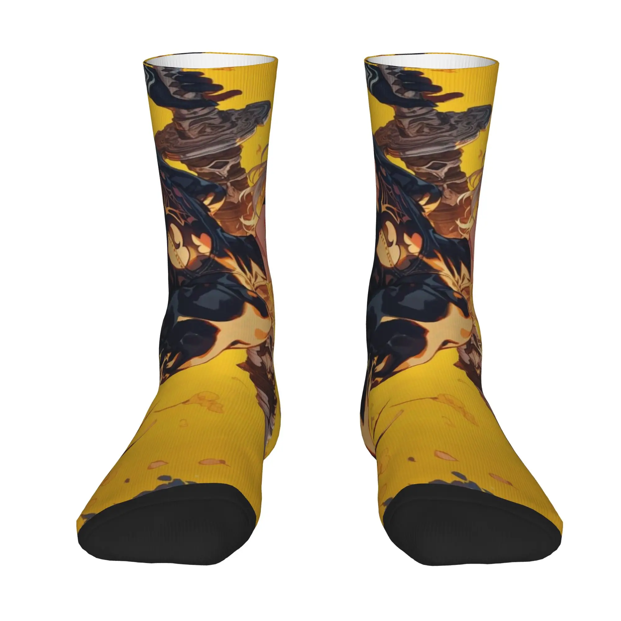 Nier Automatas  Socks  Gothic Stockings Autumn Anti Slip Men Socks Breathable Design Running Sports Socks