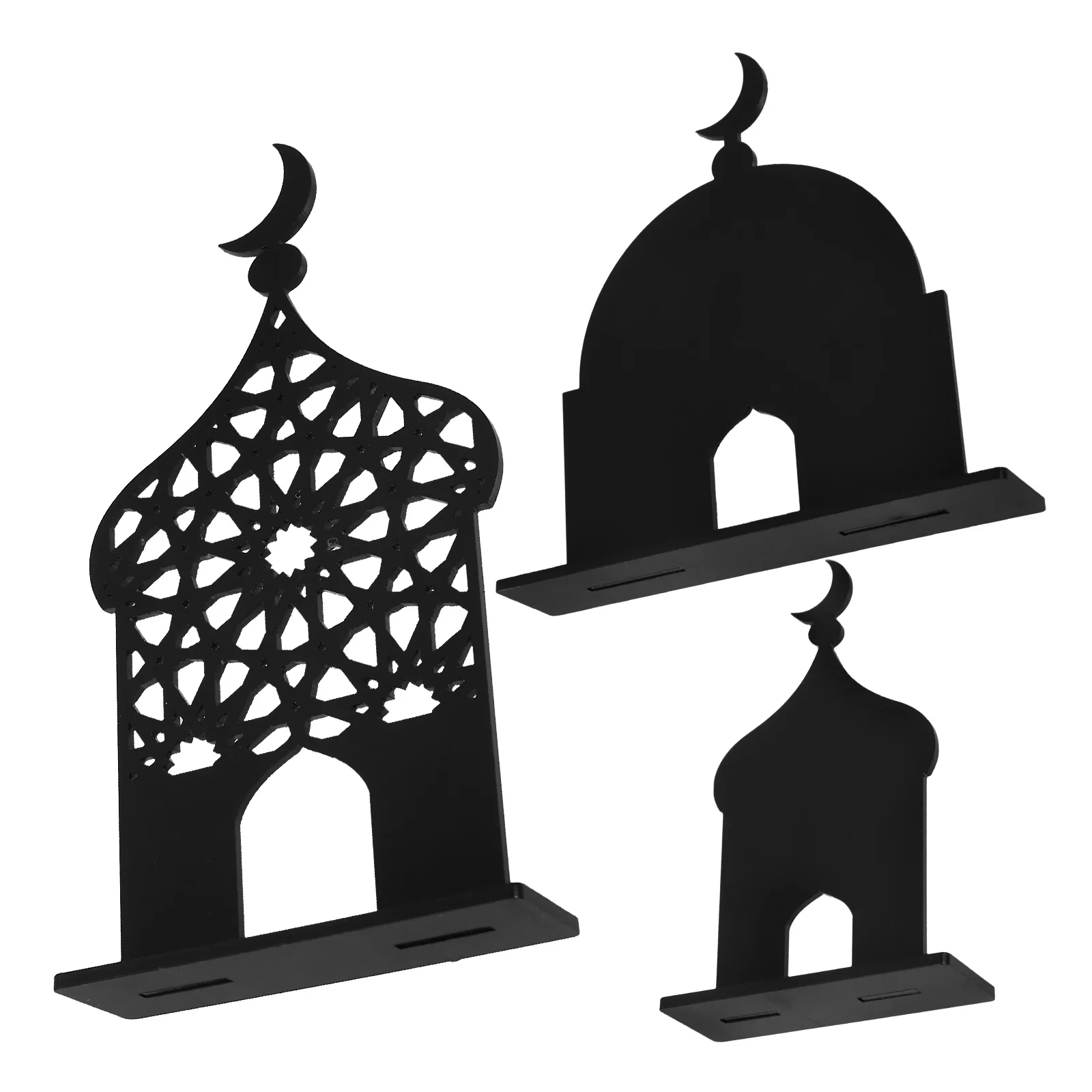 

Acrylic Ornaments Eid Decoration for Home Mubarak Sign Ramadan Decorations Table Household