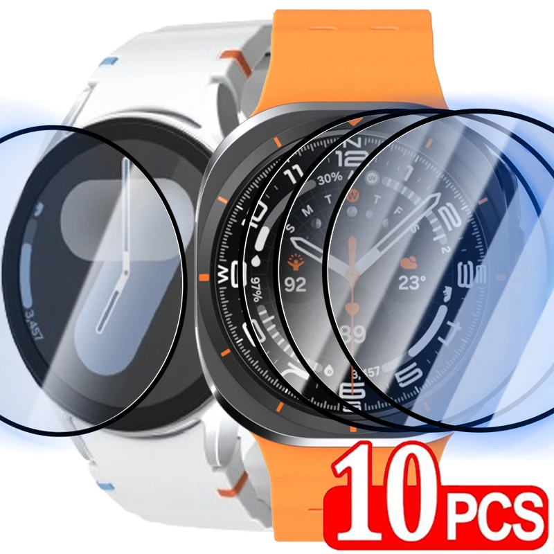 For Samsung Galaxy Watch7 40/44mm Screen Protectors 3D Curved Protective Film Cover for Samsung Watch 7 Ultra 47mm Not Glass