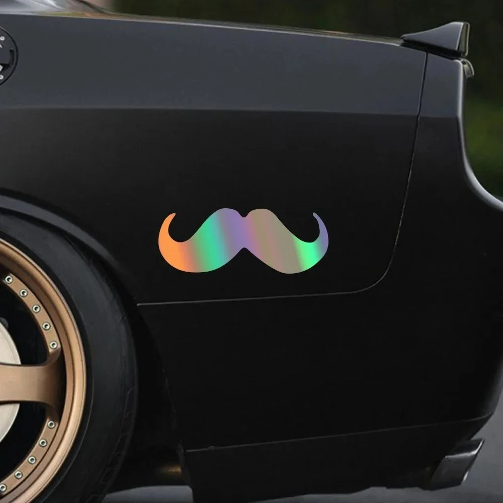 

Креативная автомобильная наклейка с британскими усами, виниловая графика, водонепроницаемая наклейка для окон и кузова автомобиля, аксессуары для стайлинга